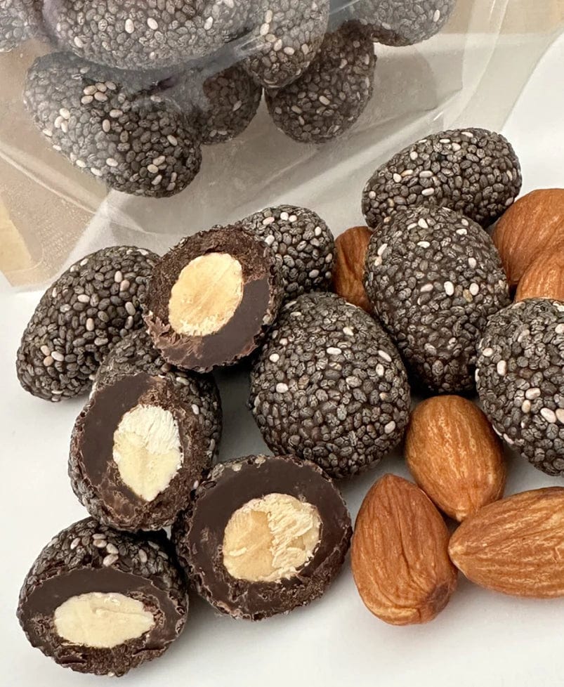 Nestar Chiasome Dark Coated Almonds 170g