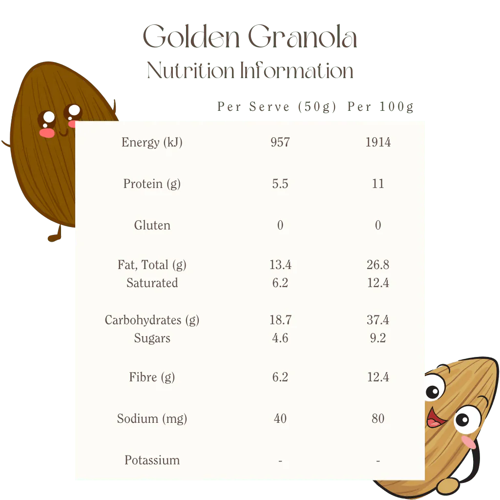 Mindful Foods Golden Granola 200g